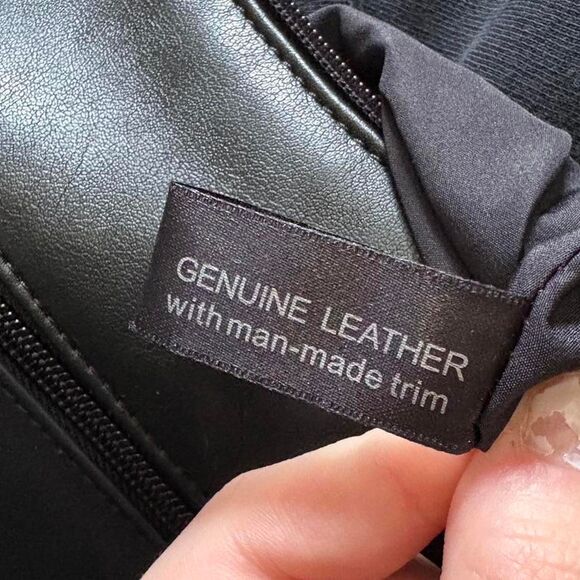 Giani Bernini Black Leather Shoulder Bag Purse New W/O Tags - Picture 7 of 7